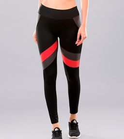 Kica - Poise Mid Waist Leggings With Stretchable Fabric - Black