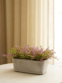 Pure Home + Living - Potted Purple Faux Blossom Plant