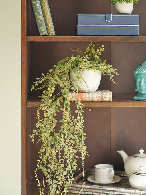Pure Home + Living Green Hanging Potted Leafy Bunch
