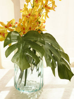 Pure Home + Living - Green Monstera Leaf Spray