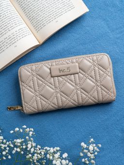 Inc.5 - Women Beige Textured Wallet