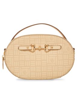 Anne Klein - Women Tile Lion Brown Textured Sling Bag