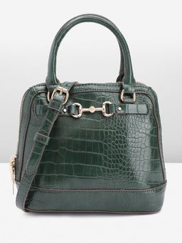 Anne Klein - Women Green Textured Satchel Bag
