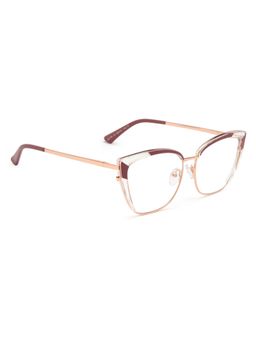 PERKEY - Full Rim Cat Eye Blue Computer Eyeglasses For Women (Optl0018-C4) (55)