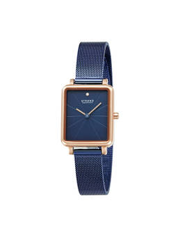 Strand by Obaku - Sonar Ocean Quartz Crystal Square Dial Women Watch - S748LXVLML