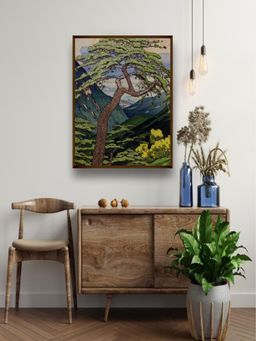 The Art House - Abstract Painting Multicolor (40X30 Inches)