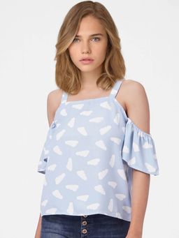 ONLY - Women Casual Wear Blue Top
