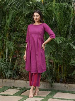 JITI - Purple Keya Kurta with Pant