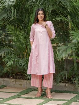 JITI - Pink Raahi Kurta with Palazzo