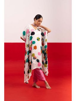 NEHER - Mosa White Kaftan with Pant