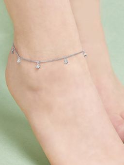 Zavya - Pretty Delicate Drops 925 Silver Anklet
