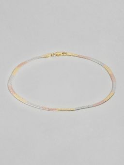 Zavya - Mystical 925 Silver Anklet Triple Tone