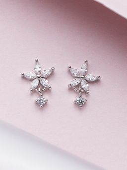 Zavya - Cz Studded Star 925 Sterling Silver Studs