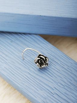 Zavya - Blooming Rose 925 Silver Nose Pin