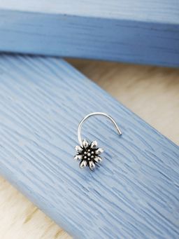 Zavya - Enchanting Floral 925 Silver Nose Pin
