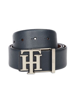 Tommy Hilfiger - Farum Men Leather Reversible Belt - Navy Blue