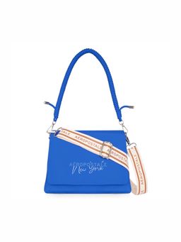 Aeropostale - Women's Shoulder Bag with Detachable Strap Porsuk - Blue
