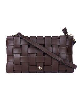 SILVIANO - Charlotte Woven Leather Crossbody Bag for Women