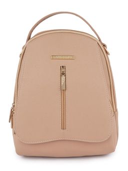 Lapis O Lupo - Beige Solid-Plain Backpacks