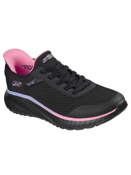 SKECHERS - Women Bobs Squad Chaosombre Paradi Black Casual Slip On Sneakers