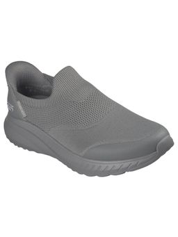 SKECHERS - Men Bobs Squad Chaossmooth Strol Grey Casual Slip In Sneakers