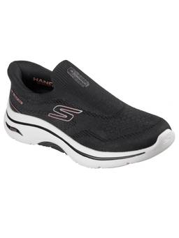 SKECHERS - Women Go Walk Arch Fit 2.0 Tatum Black Rose Gold Walking Shoes