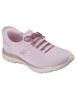 SKECHERS - Women SUMMITS CRYSTAL DREAM Light Pink Sneakers