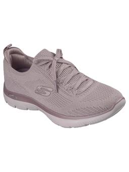 SKECHERS - Men ARCH FIT SUMMITS Mauve Casual Lace Up Sneakers