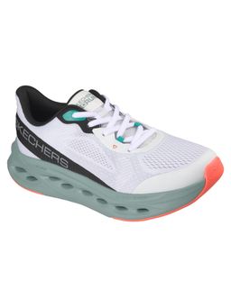 SKECHERS - Men MAX CUSHIONING GLIDESTEP F White Multi Running Shoes