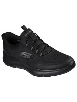 SKECHERS - Men SUMMITS TOP RATE Black Casual Slip In Sneakers