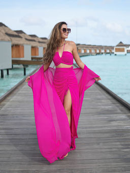 ORDINAREE - Pink Neon Nectar Skirt (Set of 3)