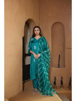 AYAKA - Scalloped Leheriya Dupatta