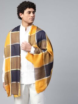 Modarta By Kamakshi - Multi-Color Checks Men Shawl