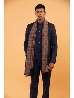 Modarta By Kamakshi - Black Fine Wool Shawl for Men