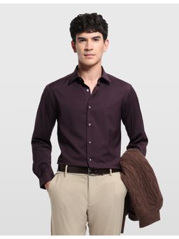 Arrow Newyork - Red Men's Super Slim Fit Twill Shirt