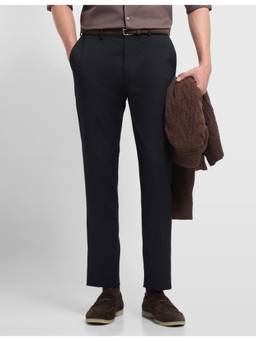 Arrow Newyork - Blue Men's Jackson Super Slim Fit Dobby Trousers
