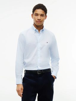 Tommy Hilfiger - Blue Checks Regular Fit Poplin Shirt