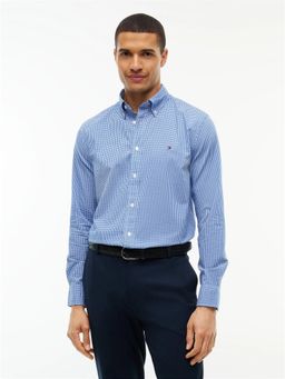 Tommy Hilfiger - Blue Checks Regular Fit Poplin Shirt
