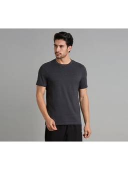 SKECHERS - Grey Men Ss Crew Neck T-Shirt