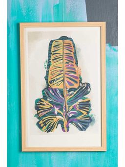 Freedom Tree - Udanti Tree Woodcut Wall Art With Frame Artistic