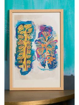 Freedom Tree - Udant Tree Pair Woodcut Wall Art With Frame Artistic