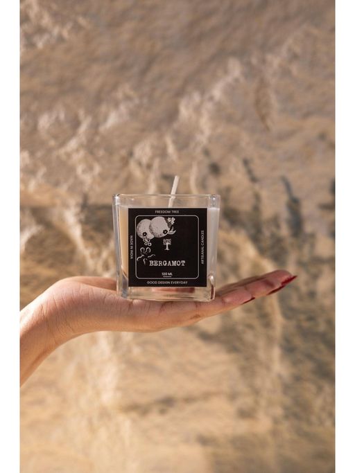 Freedom Tree Bergamot Hand Poured Natural Soy Wax Scented Candle