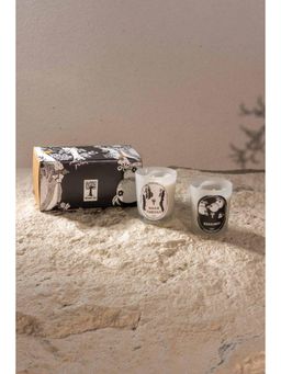 Freedom Tree - Galle Vanilla & Madurai Mogra Hand Poured Natural Soy Wax Scented Candles Set Of 2