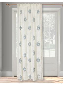 Fabindia - Blue Megh Printed Cotton Curtain