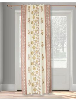 Fabindia - Pink Kumud Printed Cotton Curtain