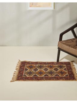 Fabindia - Lehar Border Printed Cotton Dhurrie