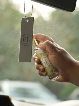 Pure Home + Living - Honeysuckle Car Freshener Spray With Perfume Card