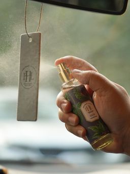 Pure Home + Living - Oud Car Freshener Spray With Perfume Card