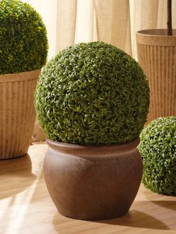 Pure Home + Living - Brown Recycled Plastic Pot - (M)