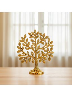 eCraftIndia - Pure Brass Kalpavriksha Tree Of Life Showpiece For Home Decor